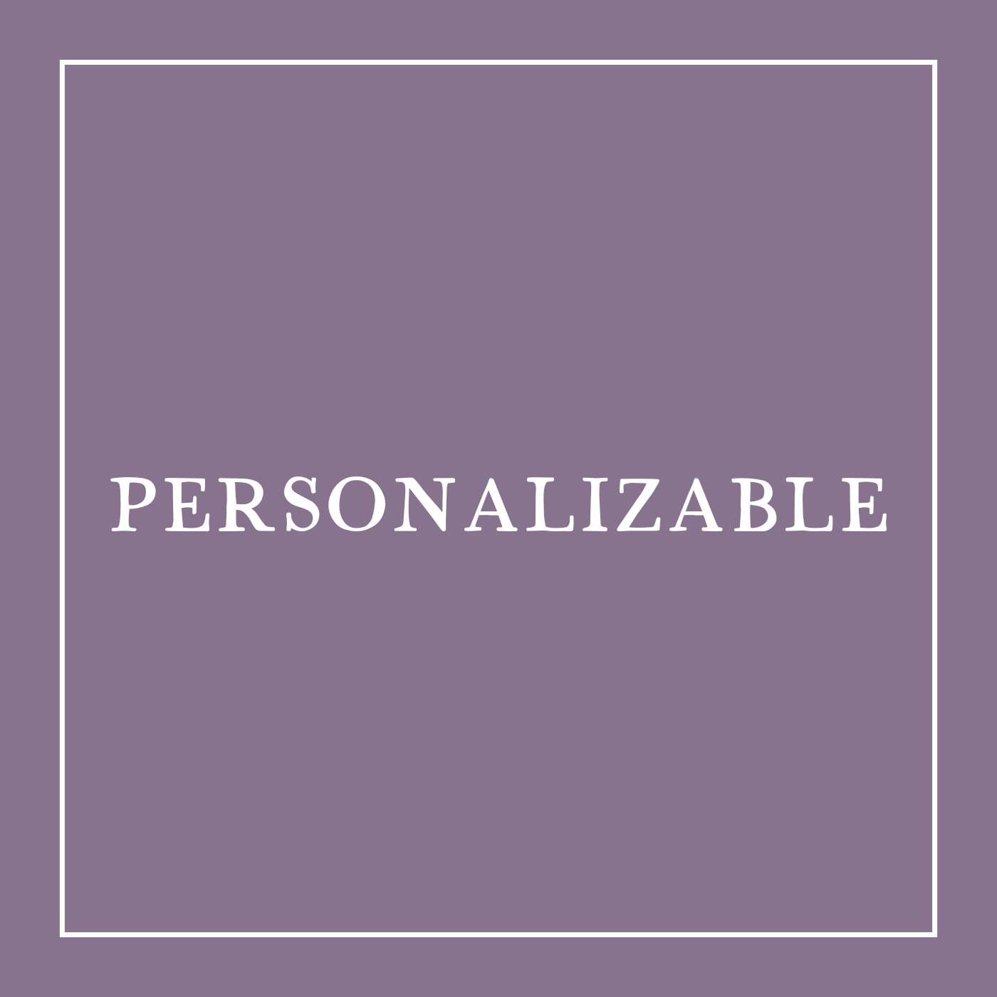 Personalizable