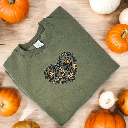 Fall Heart Crewneck